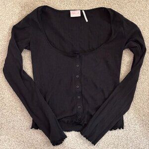 Urban Outfitters (Out from Under) Black/Navy Cardigan Top
